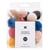 24 pompons en laine teintes nature