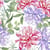 Lot de 4 serviettes en papier découpage collage 33 cm FLEUR PASTEL FA 709