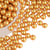500 perles sans trou rondes acrylique jaune Nacré 2 mm - non percée - création diy