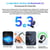Ecouteurs Bluetooth - Blackview AirBuds 100 avec reduction de bruit - Blanc