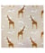 Tissu coton enfant girafe de 150 cm de largeur zefirafauve vendu par 50 cm
