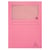 Paquet de 100 chemises à fenêtre SUPER 160g/m2 - 22x31cm - Rose - Exacompta