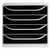 Module de classement Big Box 4 tiroirs Office - Noir - Exacompta