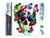 Diamond Painting Broderie Diamant Figured’Art 40x50cm toile entière roulée avec diamants carrés - Tête de Mort et Papillons