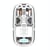 Souris Gaming Sans Fil Transparente Haute Précision Rechargeable 2400DPI Rose Blanc YONIS