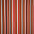 Tissu Viscose légère Rayé blanc et noir sur fond Rouille