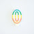 Bougie Chiffre 0 Rainbow Glitter