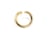 20 anneaux de jonction 8 mm Plaqué Or 18 carats Acier inoxydable 304 ouverts connecteurs