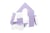 Set de 11 blocs en mousse lilas - Velinda - Gris