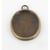 MégaCréa - Médaillon en métal ovale Grand modèle Bronze