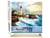 Peinture par Numéro Figured'Art - Tempête près du Phare - Kit de Loisir Créatif DIY Numéro d'Art Complet - 40x50cm toile roulée + châssis en bois à monter