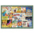 Puzzle 1000 pièces - Affiche Vintage des Films Disney