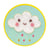 Tableau de fil tendu String Art pour Enfant Nuage 21 cm