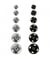Boutons pression n°7 noirs X 12 - Distrifil 7 Noir