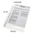 Lot de 100 pochettes plastiques perforées transparentes A5 Esselte