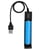 Avizar Chargeur Batterie Cylindrique USB 2A Universal avec Indicateur 4,2V Noir