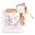 Doudou plat petales Ours Rose - 25 cm - Collection Anniversaire - Doudou et Compagnie