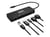 PORT Connect Station d'accueil 4K USB-C 85W pour 4 périphériques noire