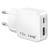 LinQ Chargeur Secteur Universel Double Port USB-C et USB-A 30W Blanc