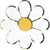 8 Assiettes Marguerite Hippy Party