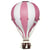 Montgolfière décorative - Rose