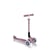 Trottinette 3 roues JUNIOR FOLDABLE LIGHTS ECO  Rose Berry - Globber