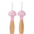 Corde à sauter rose à pois - Vilac