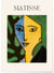 Affiche Matisse - Portrait Coloré | A3 : 29,7x42cm