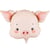 Ballon Aluminium Cochon   61 cm