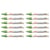 Lot de 12 Marqueurs pointe conique moyenne PAINT Marker PX20 2,2 - 2,8mm Vert Clair UNI-BALL