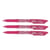 Lot de 3 stylos roller FriXion Ball 0,7 mm Pilot – Rose