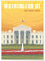 Affiche Washington : The White House | A3 : 29,7x42cm