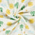 Tissu Double gaze de Coton Miami palmiers sur fond Blanc cassé