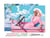 Peinture par Numéro Figured'Art avec Cadre Diva dans une Voiture Rétro Rose - Activité Manuelle Kit de Loisir Créatif DIY Numéro d'Art Complet - 40x50cm toile tendue sur châssis