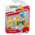 Coffret 3 pokemon battle figure pikachu - gobou - fulgudog pokemon - figurine action - bandai