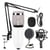 Microphone Rose Haute Qualité Pour Studio Enregistrement Et Podcasting Blanc YONIS
