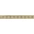 Bobine 25m galon marron Pois Beige en lin 11mm