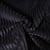 Tissu Doudou côtelé d'ameublement 15 mm uni Noir