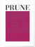 Affiche Rose prune | A3 : 29,7x42cm