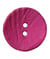Carte de 1 bouton rond imitation bois 2 trous 30mm - Prym Fuchsia Rose
