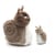 Peluche escargot Speedou maman et son bébé marron beige - Globe Trotoys