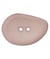 Carte de 1 bouton navette beige 2 trous 54mm - Union Knopf Marron