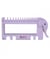 Jauge aiguilles à tricoter/crochet et coupe fils Eléphant Lilas - Knitpro Violet