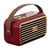 Enceinte Bluetooth Portable Stéréo Basses Profondes Autonomie Longue Durée Waterproof Rouge YONIS
