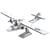 MetalEarth Aviation: CONSOLIDATED PBY CATALINA 21x13,5x7cm, maquette 3D en métal avec 3 feuilles, sur carte, 14+