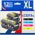 123CONSOMMABLES - LC3213 LC3211 - Cartouches d'encre Compatible pour Brother LC3213 DCP-J572DW MFC-J497DW MFC-J491DW MFC-J895DW DCP-J774DW DCP-J772DW MFC-J890DW (3 Noir / 3 Cyan / 3 Magenta / 3 Jaune) - 123CONSOMMABLES