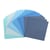 Papier cartonné bleu - 15,2 x 15,2 cm - 216 g - 6 couleurs - Texturé - Florence - 24 feuilles