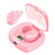 Ecouteurs Bluetooth Rose Avec Affichage Digital Et Boîtier De Charge Magnétique Rose YONIS
