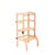 Tour d'apprentissage – table Step'n'Sit bois fermoirs laiton - Ette tete - Beige