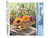 Peinture par Numéro Figured'Art - Fleurs dans un Panier et Oiseaux - Kit de Loisir Créatif DIY Numéro d'Art Complet - 40x50cm sans châssis en bois